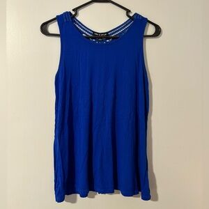 Women’s cable & gauge tank top, size:s, color:blue